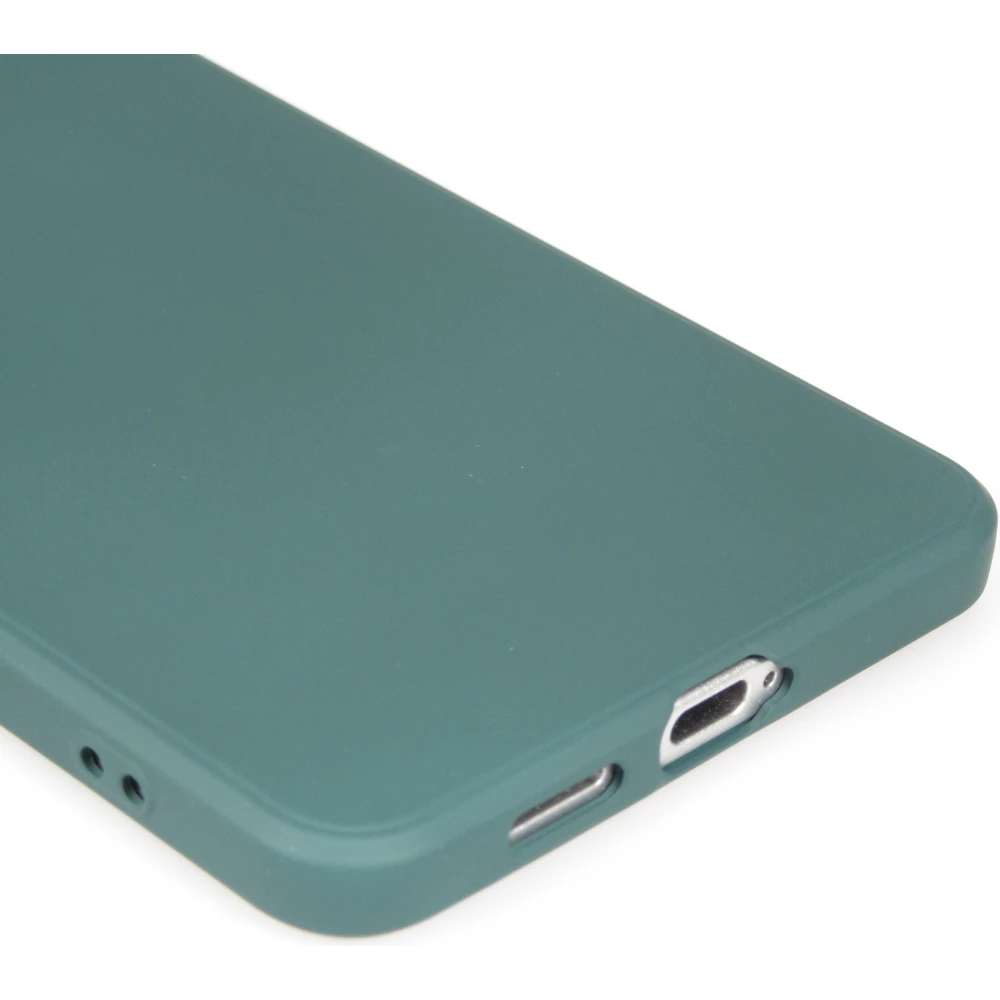 Samsung Galaxy S25 Edge Case Hülle - Silikon soft touch - Dunkelgrün
