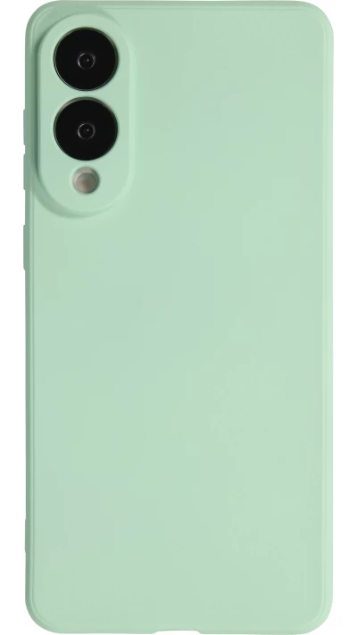Coque Samsung Galaxy S25 Edge - Gel soft touch - Vert menthe