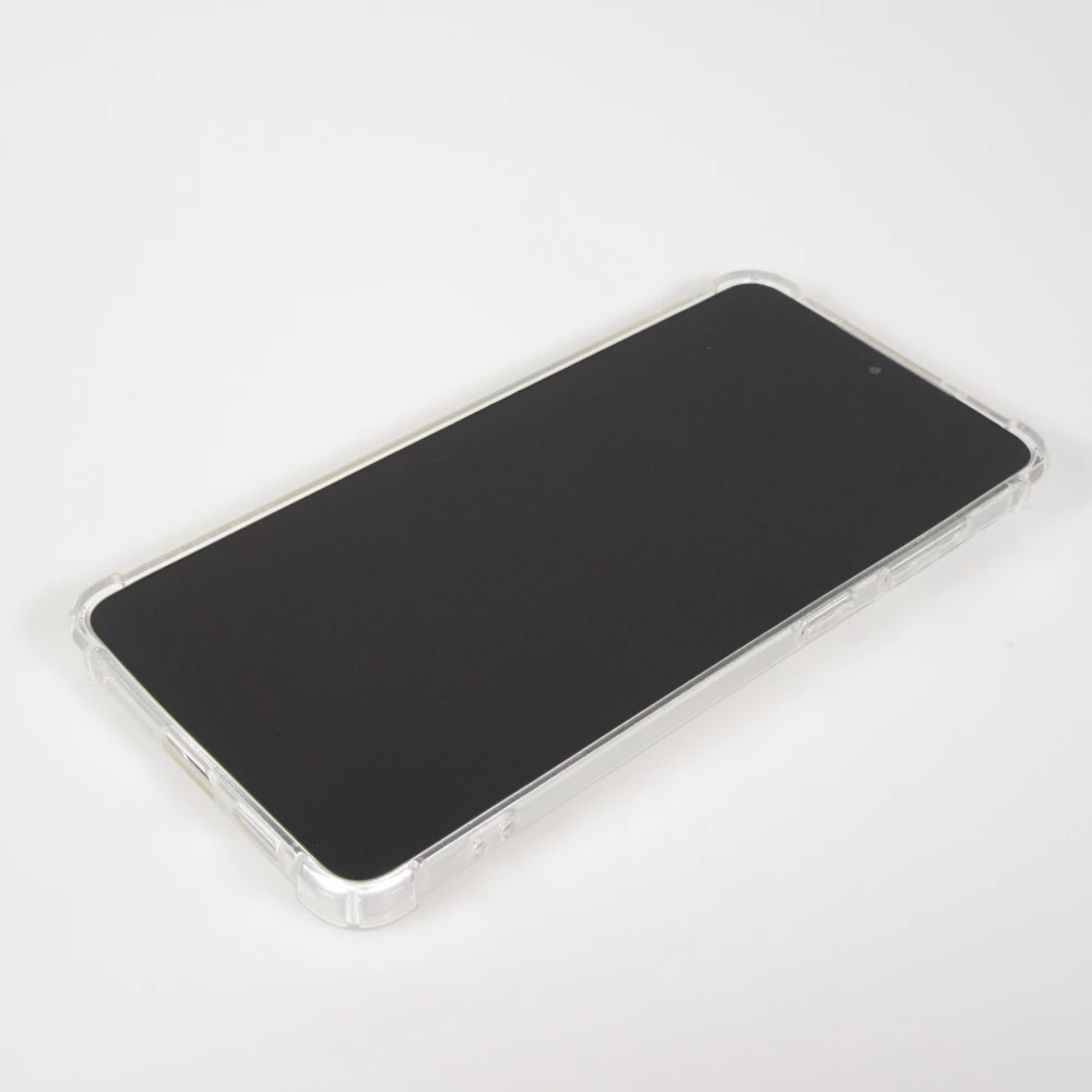 Samsung Galaxy S25 Edge Case Hülle - Gummi Transparent Gel Bumper mit extra Schutz für Ecken Antischock