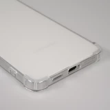 Samsung Galaxy S25 Edge Case Hülle - Gummi Transparent Gel Bumper mit extra Schutz für Ecken Antischock