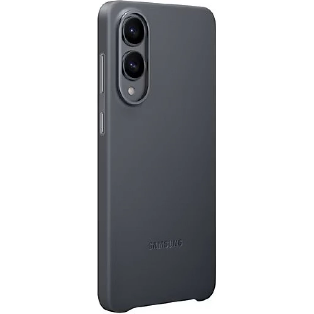 Galaxy S25 Edge Case H&uuml;lle - Premium Vegan-Leder Backcover Kindsuit - Schwarz