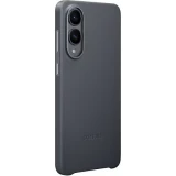 Galaxy S25 Edge Case H&uuml;lle - Premium Vegan-Leder Backcover Kindsuit - Schwarz