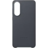 Galaxy S25 Edge Case H&uuml;lle - Premium Vegan-Leder Backcover Kindsuit - Schwarz