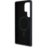 Galaxy S25 Ultra Case H&uuml;lle - Karl Lagerfeld Silikonh&uuml;lle mit Karl und Choupette Design, MagSafe-kompatibel - Schwarz