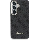 Galaxy S26 Case H&uuml;lle - Guess 4G Script MagSafe Magnetische elegante Schutz - Schwarz