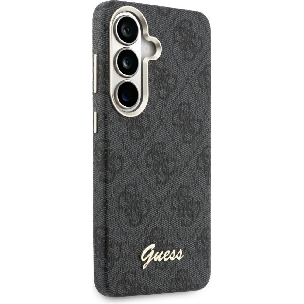 Galaxy S26 Case H&uuml;lle - Guess 4G Script MagSafe Magnetische elegante Schutz - Schwarz