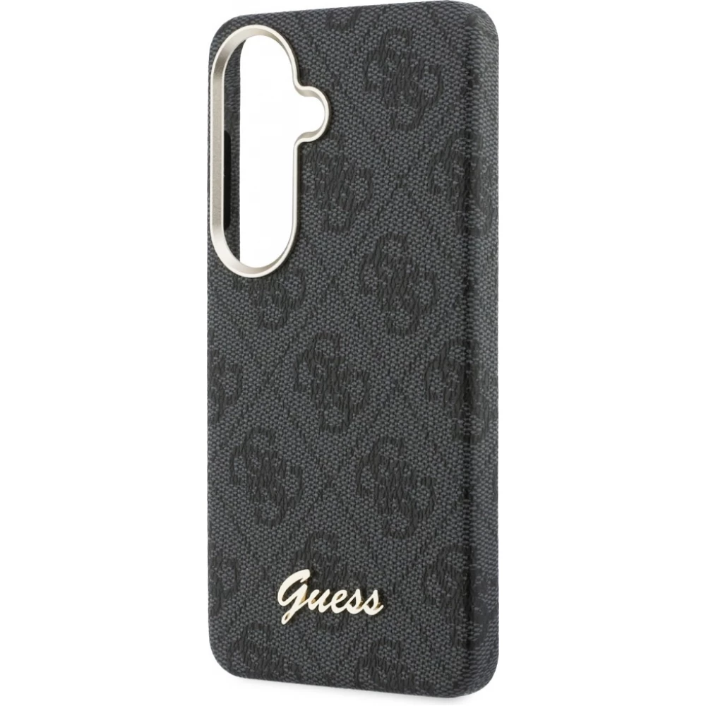 Galaxy S26 Case H&uuml;lle - Guess 4G Script MagSafe Magnetische elegante Schutz - Schwarz