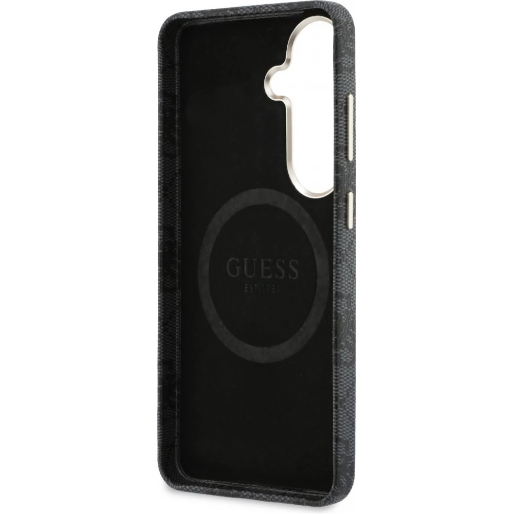 Galaxy S26 Case H&uuml;lle - Guess 4G Script MagSafe Magnetische elegante Schutz - Schwarz