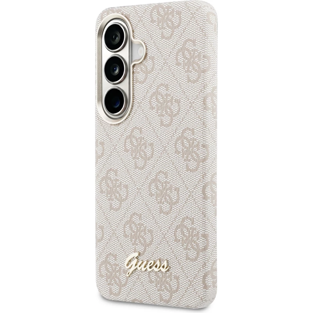 Galaxy S26 Case Hülle - Guess 4G Script MagSafe Magnetische elegante Schutz - Rosa