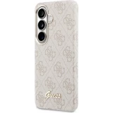 Galaxy S26 Case Hülle - Guess 4G Script MagSafe Magnetische elegante Schutz - Rosa