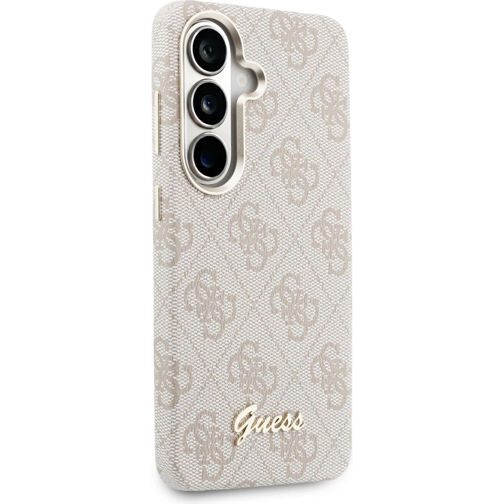 Galaxy S26 Case Hülle - Guess 4G Script MagSafe Magnetische elegante Schutz - Rosa