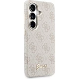 Galaxy S26 Case Hülle - Guess 4G Script MagSafe Magnetische elegante Schutz - Rosa