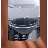 Samsung Galaxy S26 Ultra Case Hülle - Flip Qialino Full Grain Wallet Echtleder matt mit Magnetverschluss - Braun