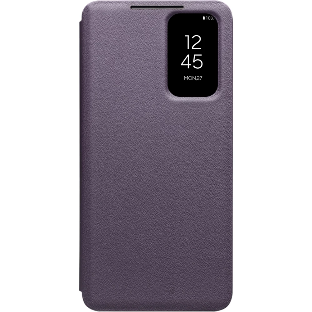 Galaxy S26 Ultra Case Hülle - Flip Qialino Ultra Smart Echtes Leder - Violett