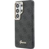 Galaxy S26 Ultra Case H&uuml;lle - Guess 4G Script MagSafe Magnetische elegante Schutz - Schwarz