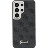 Galaxy S26 Ultra Case H&uuml;lle - Guess 4G Script MagSafe Magnetische elegante Schutz - Schwarz