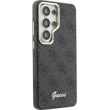 Galaxy S26 Ultra Case H&uuml;lle - Guess 4G Script MagSafe Magnetische elegante Schutz - Schwarz