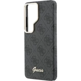 Galaxy S26 Ultra Case H&uuml;lle - Guess 4G Script MagSafe Magnetische elegante Schutz - Schwarz