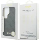 Galaxy S26 Ultra Case H&uuml;lle - Guess 4G Script MagSafe Magnetische elegante Schutz - Schwarz