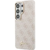 Galaxy S26 Ultra Case H&uuml;lle - Guess 4G Script MagSafe Magnetische elegante Schutz - Rosa