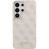 Galaxy S26 Ultra Case H&uuml;lle - Guess 4G Script MagSafe Magnetische elegante Schutz - Rosa