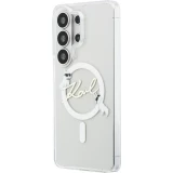 Coque Samsung Galaxy S26 Ultra - Karl Lagerfeld IML KC Script MagSafe protection &eacute;l&eacute;gante - Transparent