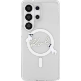 Coque Samsung Galaxy S26 Ultra - Karl Lagerfeld IML KC Script MagSafe protection &eacute;l&eacute;gante - Transparent