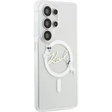 Coque Samsung Galaxy S26 Ultra - Karl Lagerfeld IML KC Script MagSafe protection &eacute;l&eacute;gante - Transparent