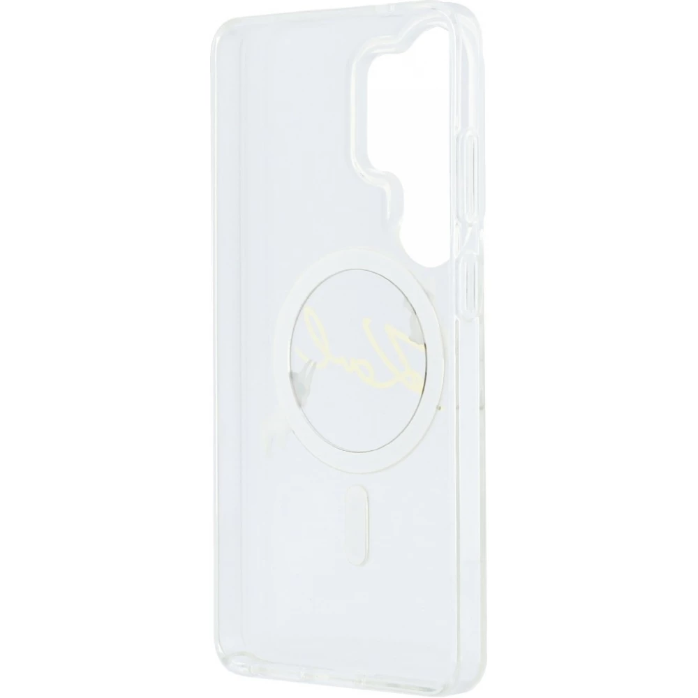 Coque Samsung Galaxy S26 Ultra - Karl Lagerfeld IML KC Script MagSafe protection &eacute;l&eacute;gante - Transparent