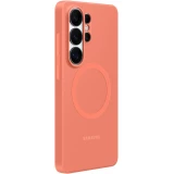 Coque Samsung Galaxy S26 Ultra - Silicone Magnet Case protection l&eacute;g&egrave;re et durable - Coral Red