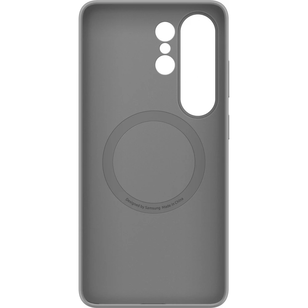 Galaxy S26 Ultra Case H&uuml;lle - Silicone Magnet Case leichter und dauerhafter Schutz - Grau