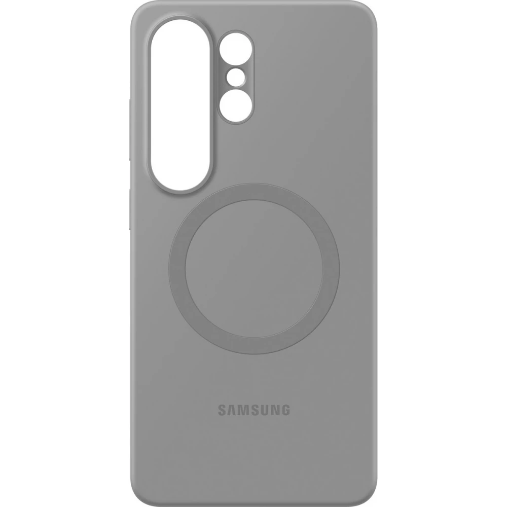 Galaxy S26 Ultra Case H&uuml;lle - Silicone Magnet Case leichter und dauerhafter Schutz - Grau