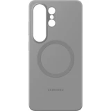 Galaxy S26 Ultra Case H&uuml;lle - Silicone Magnet Case leichter und dauerhafter Schutz - Grau