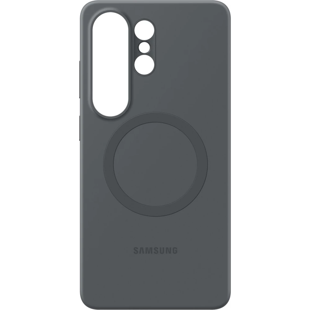 Coque Samsung Galaxy S26 Ultra - Silicone Magnet Case protection l&eacute;g&egrave;re et durable - Noir