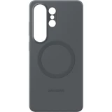 Coque Samsung Galaxy S26 Ultra - Silicone Magnet Case protection l&eacute;g&egrave;re et durable - Noir