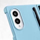 Coque Samsung Galaxy Z Fold8 - Fold Pen protection rigide avec stylet tactile int&eacute;gr&eacute; - Bleu