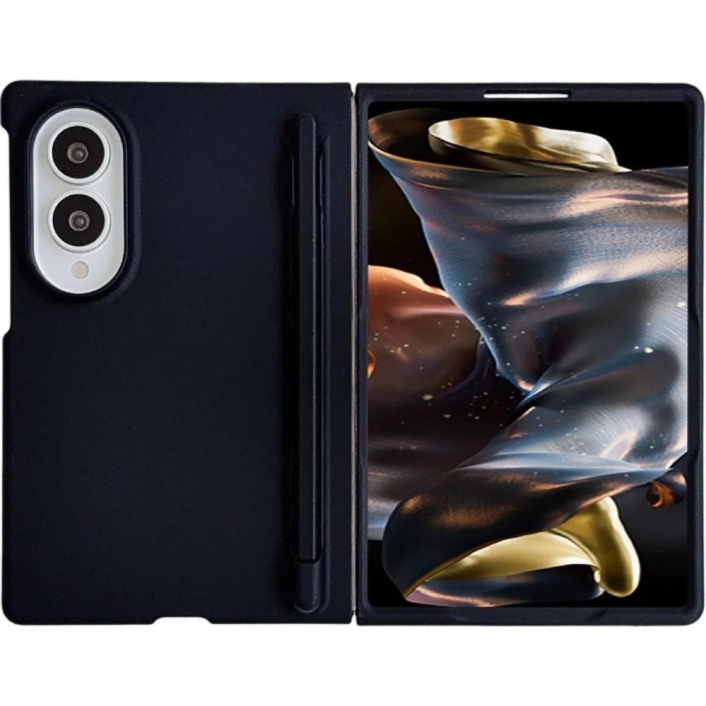 Coque Samsung Galaxy Z Fold8 - Fold Pen protection rigide avec stylet tactile int&eacute;gr&eacute; - Noir