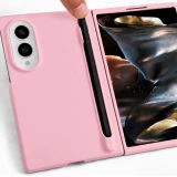 Coque Samsung Galaxy Z Fold8 - Fold Pen protection rigide avec stylet tactile int&eacute;gr&eacute; - Rose