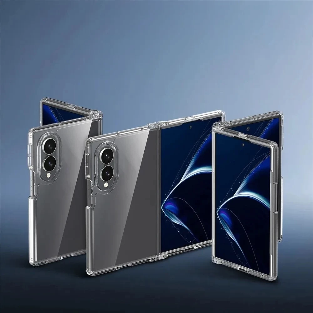 Coque Samsung Galaxy Z Fold8 - Gel transparent Bumper compatible MagSafe - Transparent