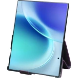Coque Samsung Galaxy Z Fold8 Wide - Flip Qialino Full grain Wallet cuir v&eacute;ritable mat avec fermeture magn&eacute;tique - Violet