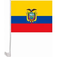 Ecuador Autoflagge mit Clip für Autoscheibe Fan-Zubehör