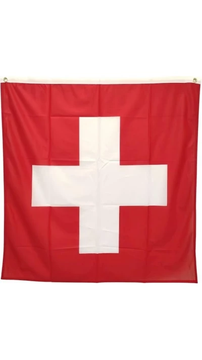 Drapeau Suisse / Swiss Flag (152.4 x 152.4 cm) - Rouge