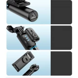 Dudao F18S 4-in-1 Selfie-Stick Stativ faltbar mit Fernbedienung - Schwarz