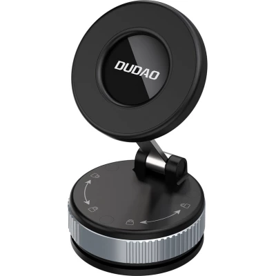 Dudao F24PRO support de voiture MagSafe avec ventouse pour pare-brise ou tableau de bord - Noir