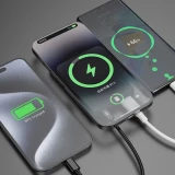 Dudao K14S 20W 5000mAh Magnetische Powerbank USB-A / USB-C - Schwarz