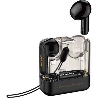 Dudao U18Pro &eacute;couteurs Bluetooth 5.3 TWS ergonomiques 6h d'autonomie- Noir