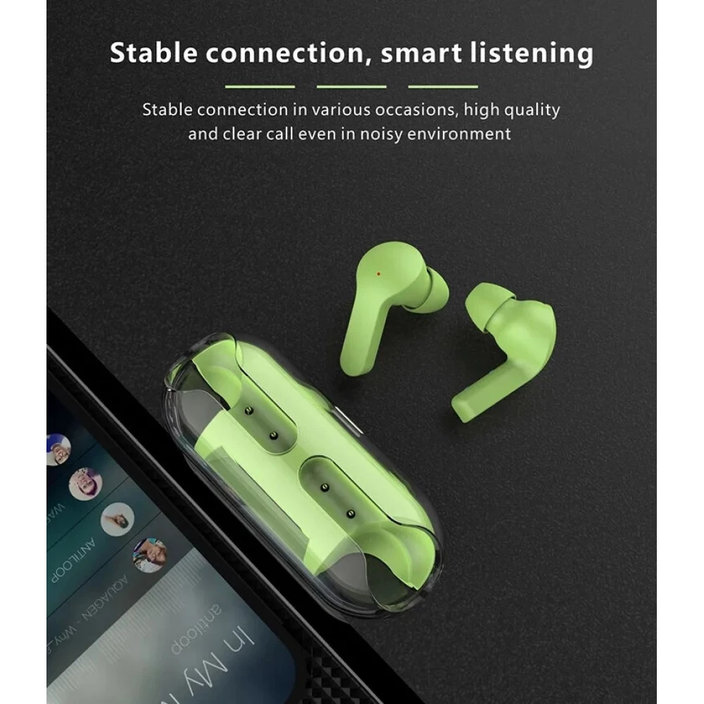 &Eacute;couteurs Bluetooth F80 Q26 Pro TWS avec &eacute;cran LED autonomie longue pour sport et jeu - Blanc