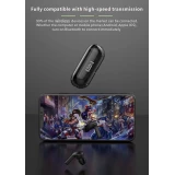 &Eacute;couteurs Bluetooth F80 Q26 Pro TWS avec &eacute;cran LED autonomie longue pour sport et jeu - Noir