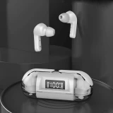 &Eacute;couteurs Bluetooth F80 Q26 Pro TWS avec &eacute;cran LED autonomie longue pour sport et jeu - Noir