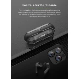 &Eacute;couteurs Bluetooth F80 Q26 Pro TWS avec &eacute;cran LED autonomie longue pour sport et jeu - Noir